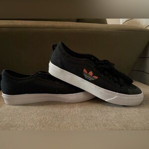 Adidas Black Canvas Sneakers